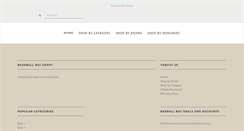 Desktop Screenshot of baseballbatdepot.com